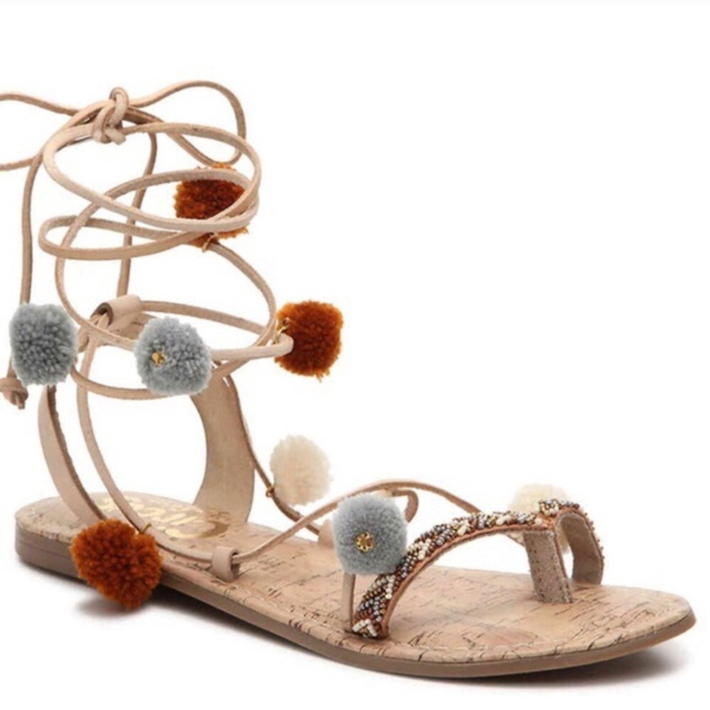 Sam Edelman Pom Pom Sandals